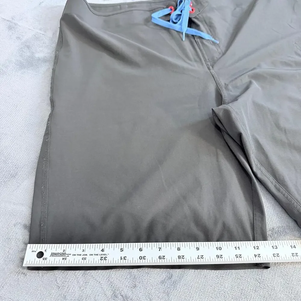 The North Face Board Shorts Men's 36 Black Swim Trunks beach pool vacation